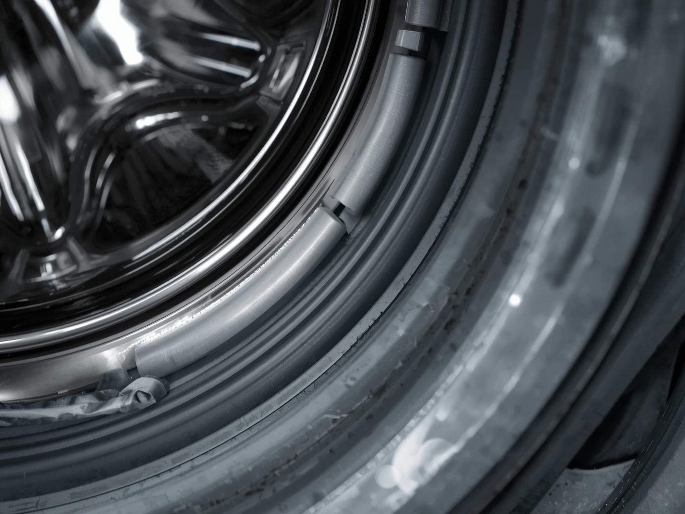 Inside washing machine drum