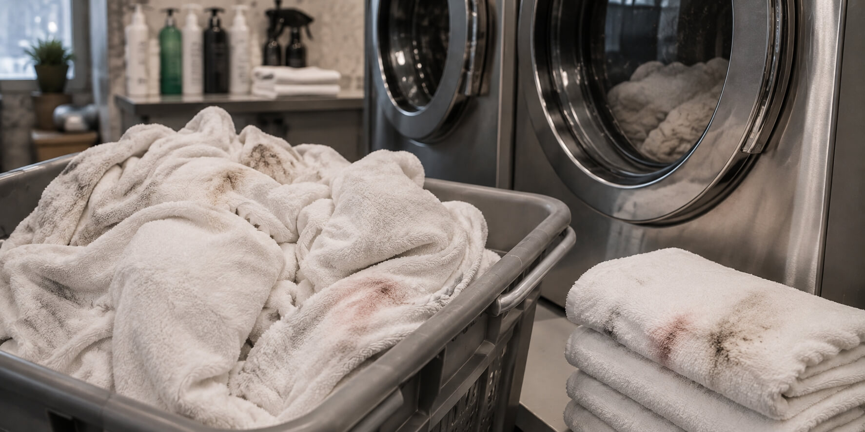 Why towels catch fire